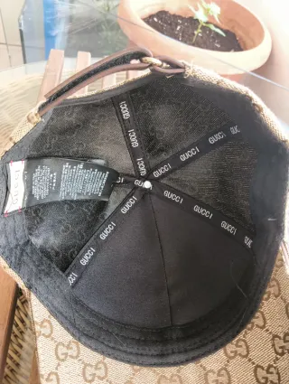 Gorra Gucci Beige y Marrón