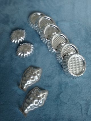 Formine per dolcetti in metallo