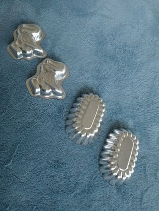 Formine per dolcetti in metallo