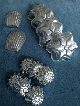 Formine per dolcetti in metallo