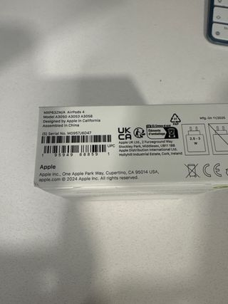 Airpods 4 Originales Apple Blancos