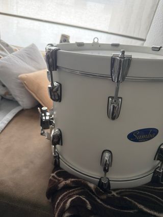 Tambor Samba 14 Blanco