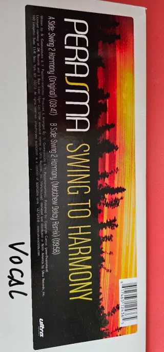 Perasma Swing 2 Harmony Vinyl Record