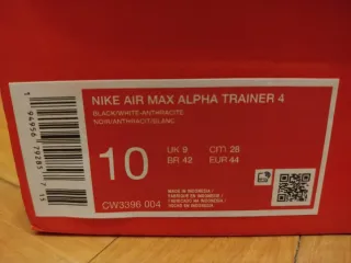 Nike Air Max Alpha Trainer 4 Negro Blanco
