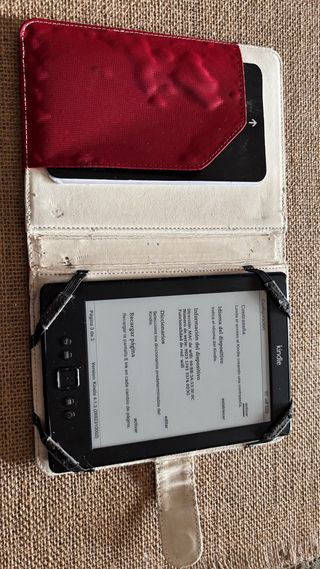 Amazon Kindle Libro Electrónico Negro con funda