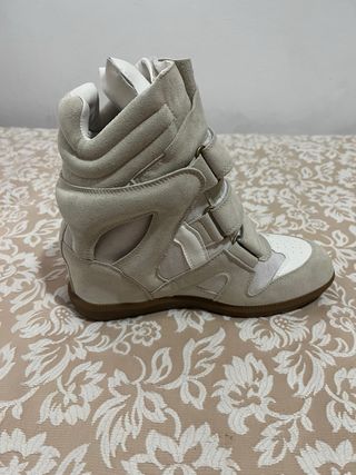 Isabel Marant Botas Beige/Blanco