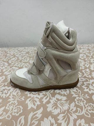 Isabel Marant Botas Beige/Blanco