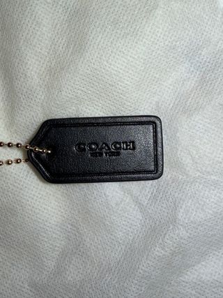 Bolso Coach Signature Canvas Negro Marrón