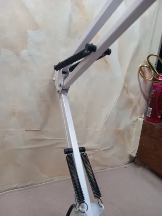 Lampada da banco snodata metallo