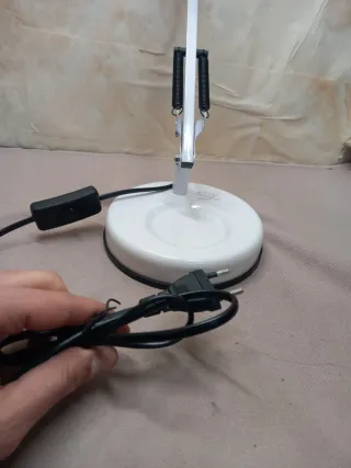 Lampada da banco snodata metallo