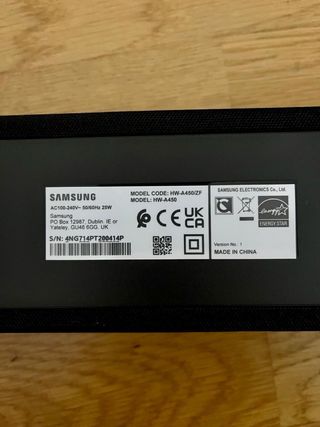 Barra de Sonido Samsung HW-A450