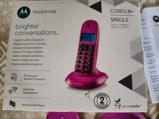 Teléfono Inalámbrico Motorola C1001LB+ Rosa