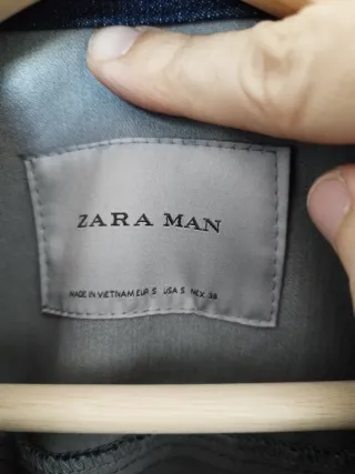 Chaqueta vaquera Zara Man descatalogada
