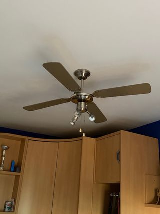 Lámpara ventilador 4 aspas