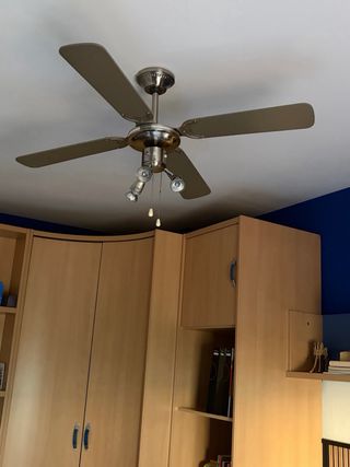 Lámpara ventilador 4 aspas