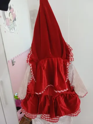Vestito Carnevale Bambina Cappuccetto Rosso