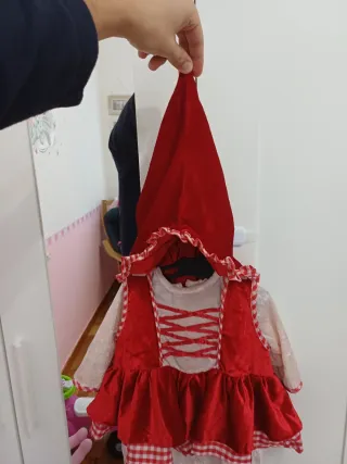 Vestito Carnevale Bambina Cappuccetto Rosso