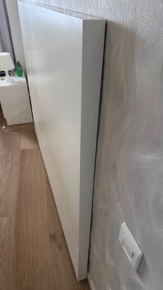 Cabecero de madera blanco