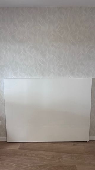 Cabecero de madera blanco