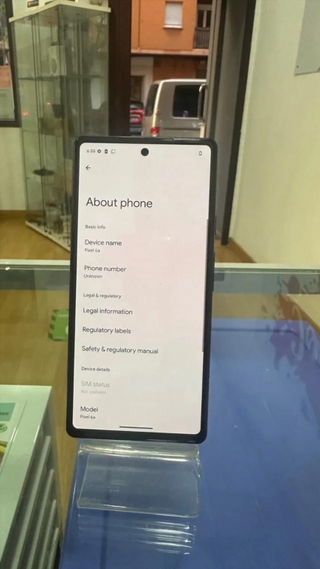 Google Pixel 6a 128GB 5G Negro