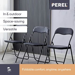 Perel Silla Plegable, Resistente al Clima, máx. 15