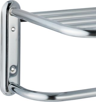 Relaxdays Toallero Pared con Balda, Soporte Toalla