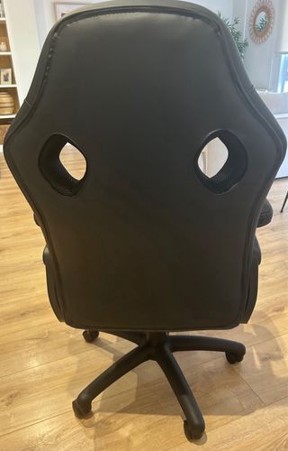 Silla gaming negra oficina/escritorio nueva