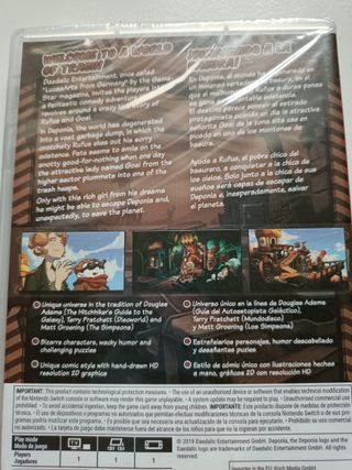 Deponia Precintado Nintendo Switch