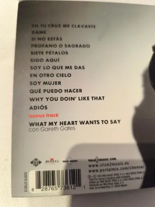 (Impecable) CD Chenoa – Soy Mujer