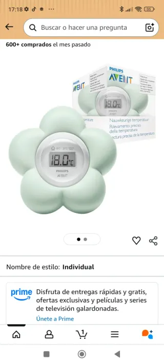 Termómetro Digital Philips Avent