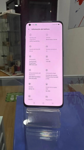 Oppo Find X3 Pro 12GB Azul 256GB