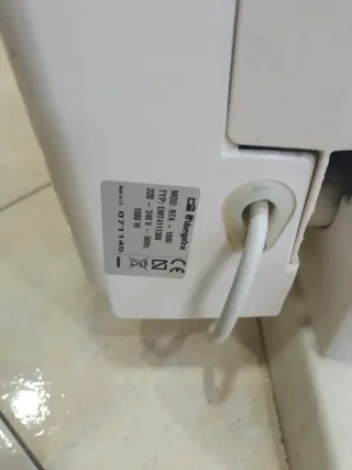 Radiador Eléctrico Blanco