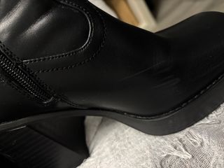 Botas negras de plataforma con tacón