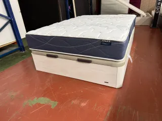 135x190 COLCHÓN FLEX PALANI 25 VISCO + CANAPÉ