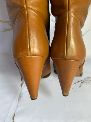 Botas Uterqüe estilo cowboy camel