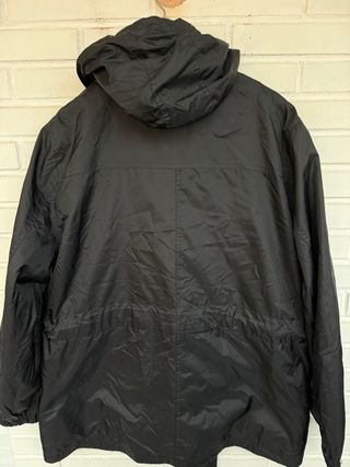 Chaqueta nylon negra capucha MICHAEL KORS talla XL