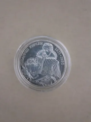 Moneda Plata Austria 2002 Johannes Kepler