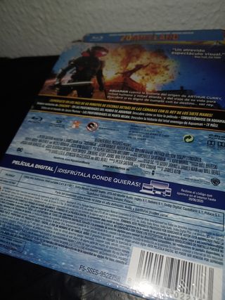 Aquaman Blu-ray + Película Digital Steelbook