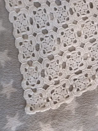 Colcha bebé de ganchillo hecha a mano 80x60cm