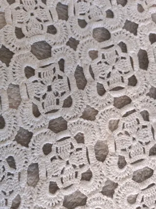 Colcha bebé de ganchillo hecha a mano 80x60cm