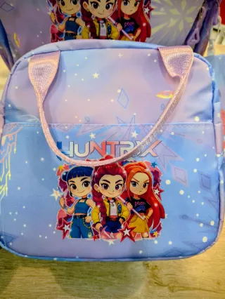 Mochila, Lonchera y Lapicero Kpop lila