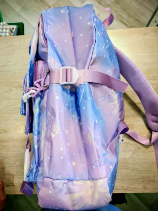 Mochila, Lonchera y Lapicero Kpop lila