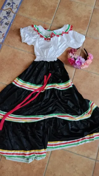 Disfraz Mexicana Talla 10