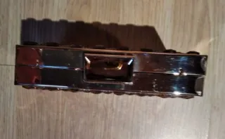 Bolso de fiesta metálico Nano de la Rosa dorado