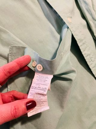 Camisa Emilio Tucci Verde Talla M