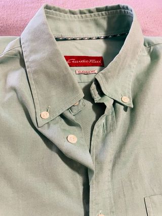 Camisa Emilio Tucci Verde Talla M