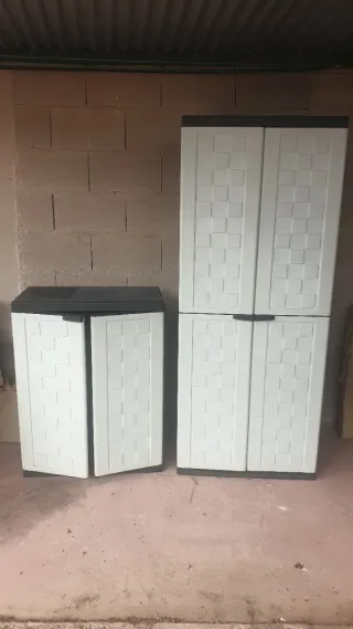 Armario de jardín de plástico