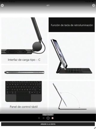 Funda magnética iPad 13