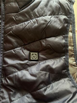 Chaleco térmico calefactable azul