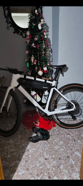 Bicicleta Gravel Twitter Blanca talla 51